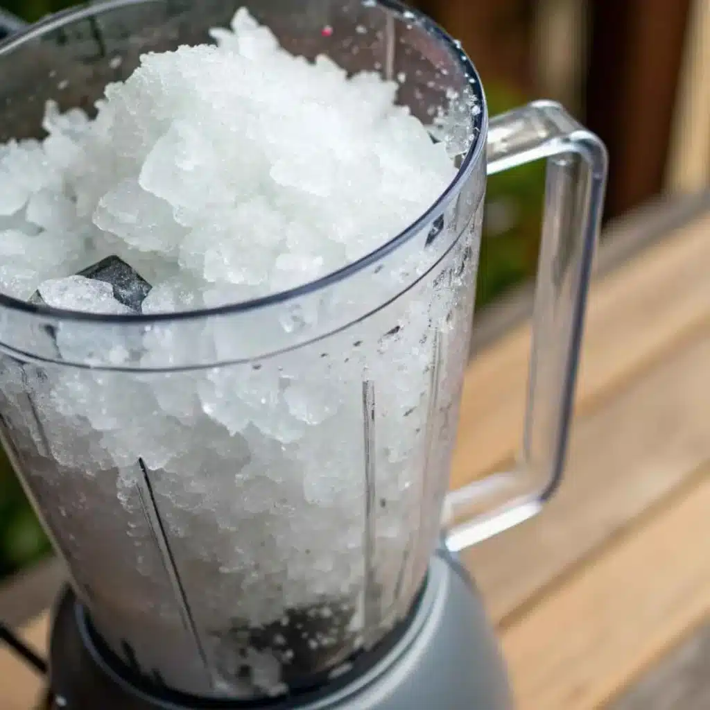 Raspados: How to Make Authentic Mexican Shaved Ice at Home 9 Crushed ice for raspados