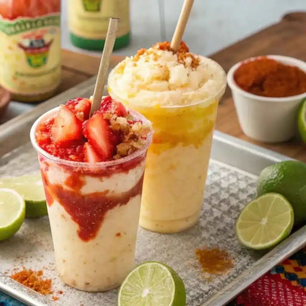 Raspados: How to Make Authentic Mexican Shaved Ice at Home 10 Raspados in different Mexican flavors