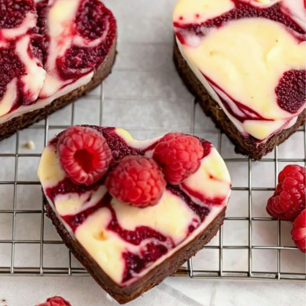 Heart Shaped Brownies