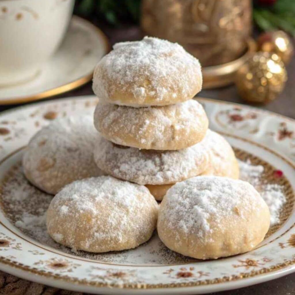 Mexican Wedding Cookies with Nutella