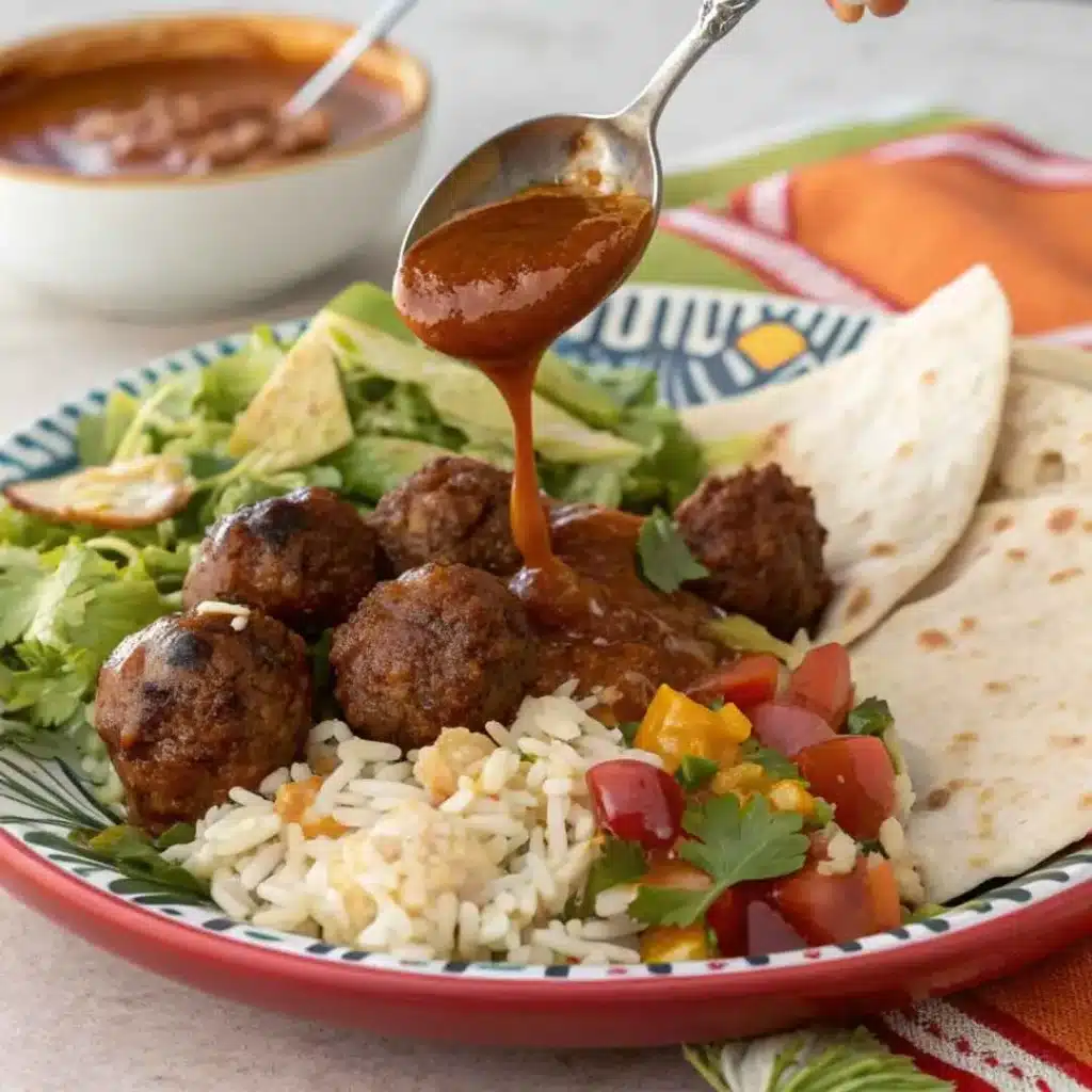 Chipotle Sauce Meatballs 4 Chipotle Sauce meatballs