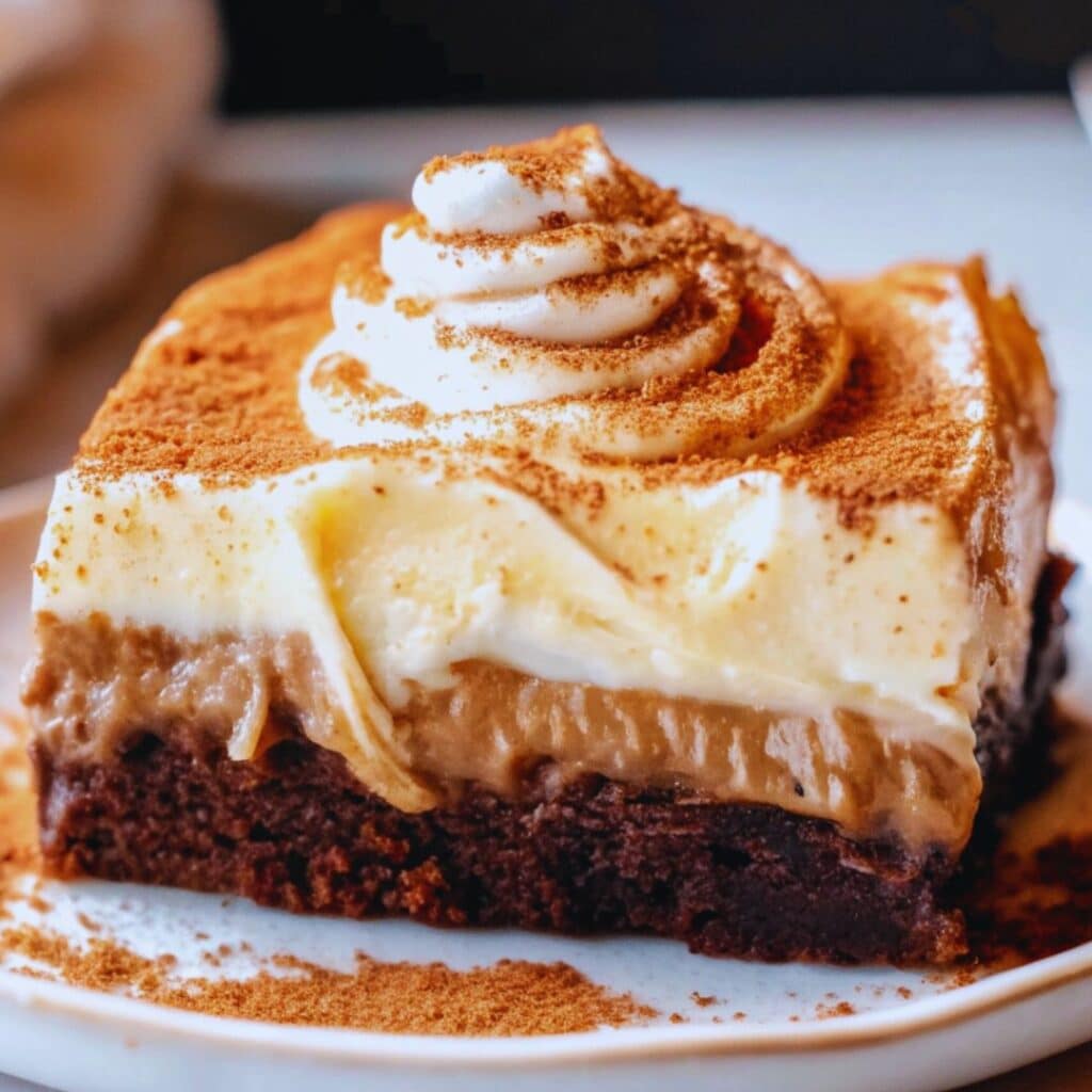 Mexican chocolate milk cake sliced