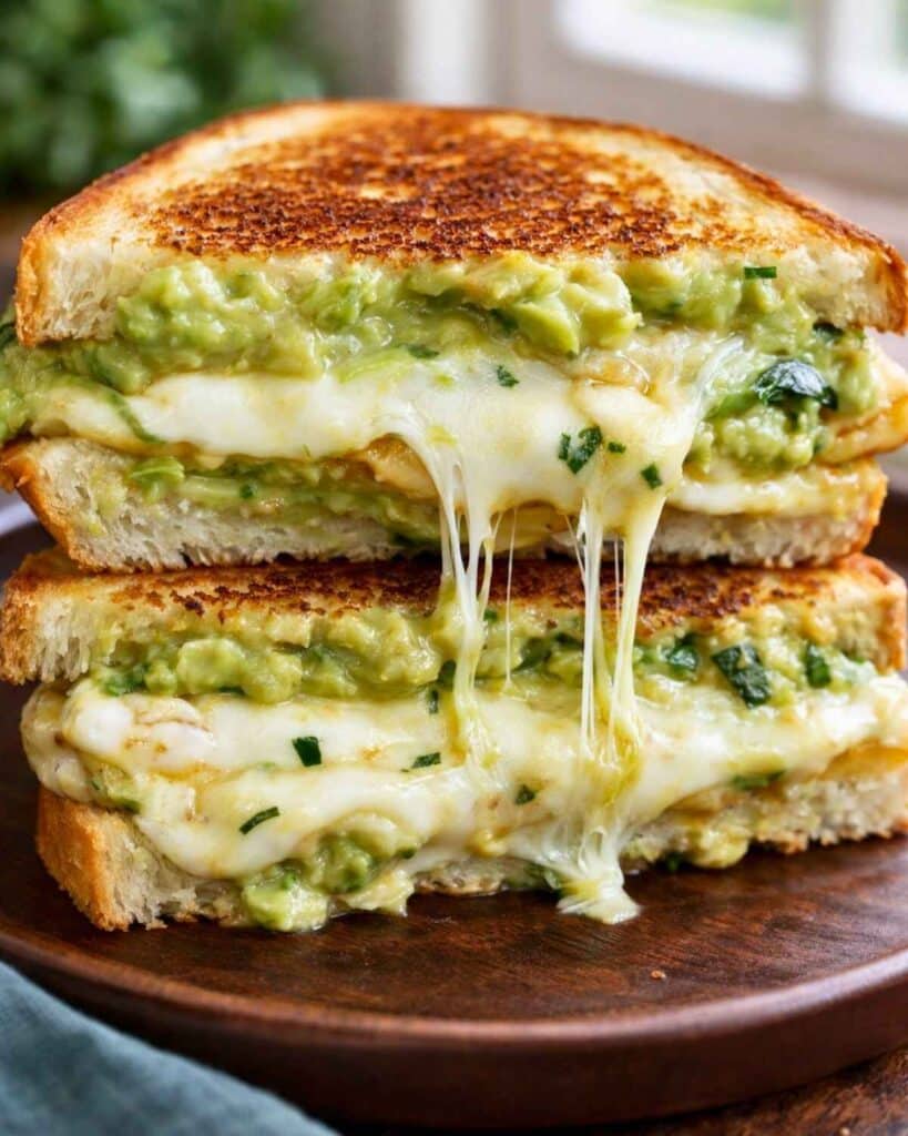 Creamy Avocado Grilled Cheese