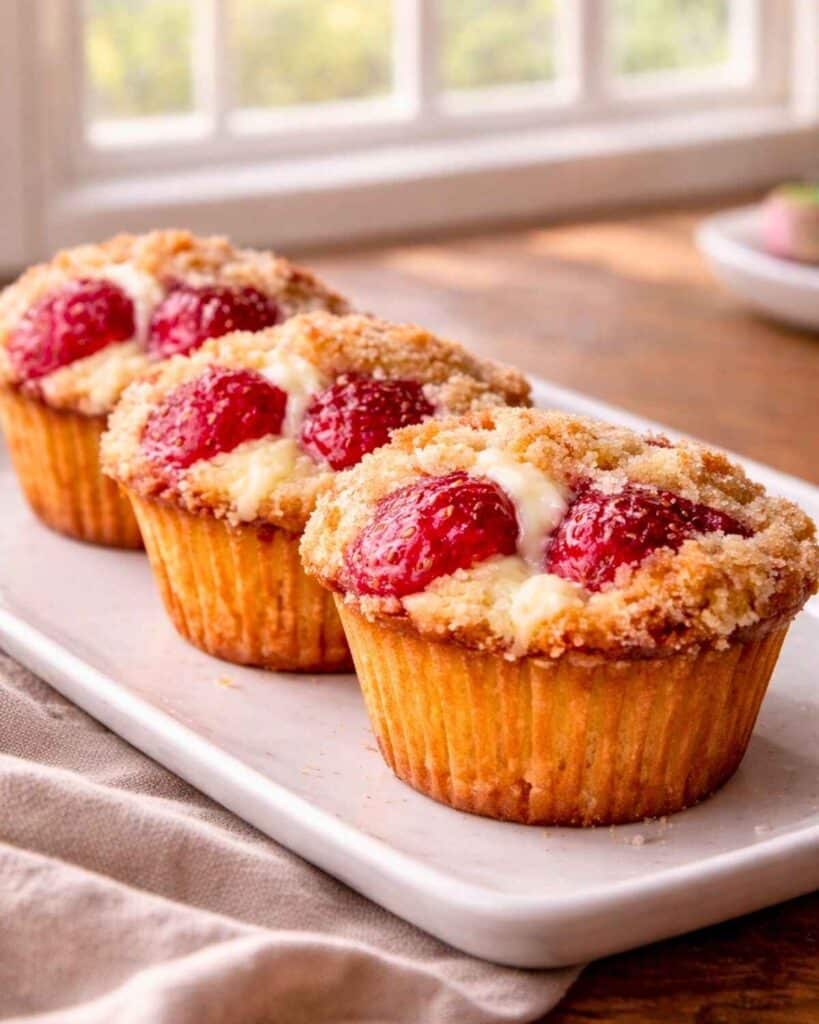 Strawberry Cream Cheese Muffins