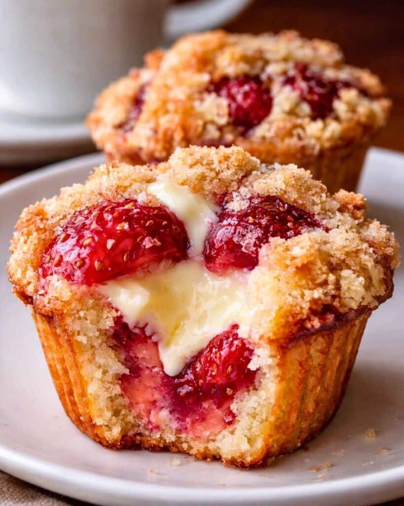Strawberry Cream Cheese Muffins