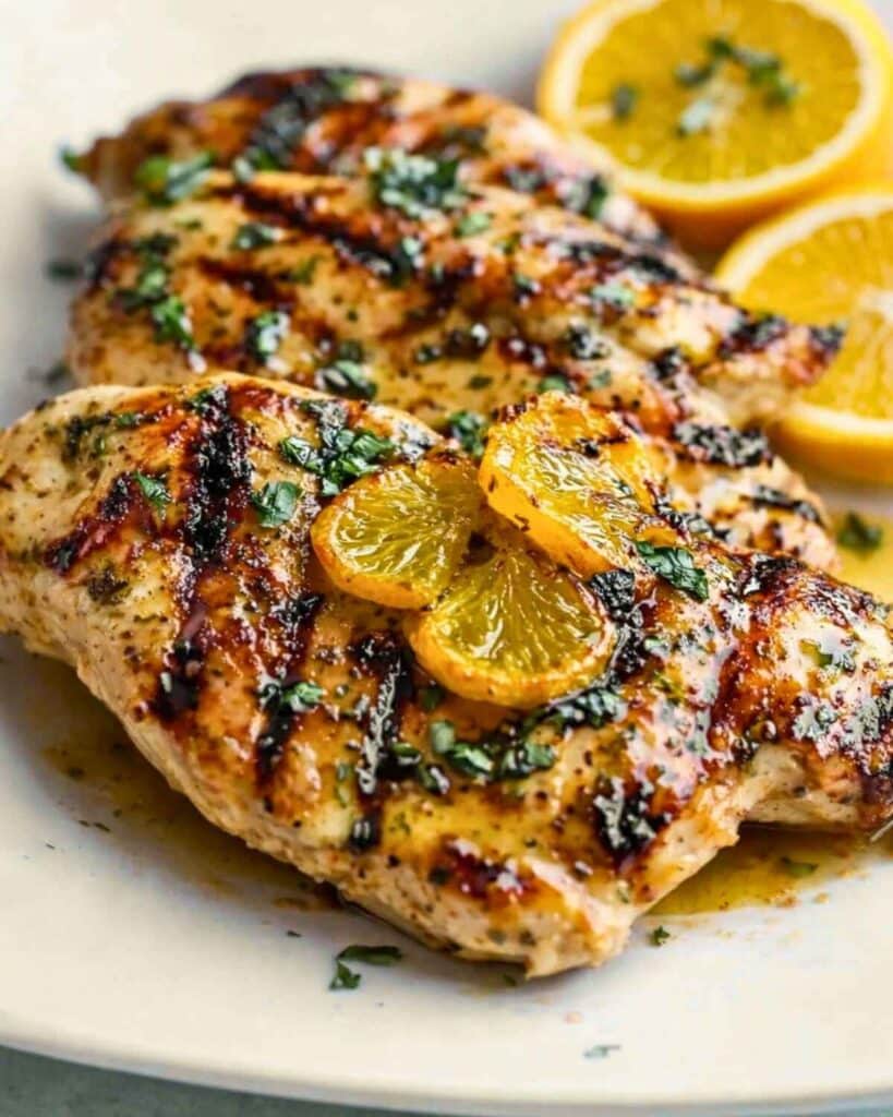 Grilled Citrus Chicken with Glaze