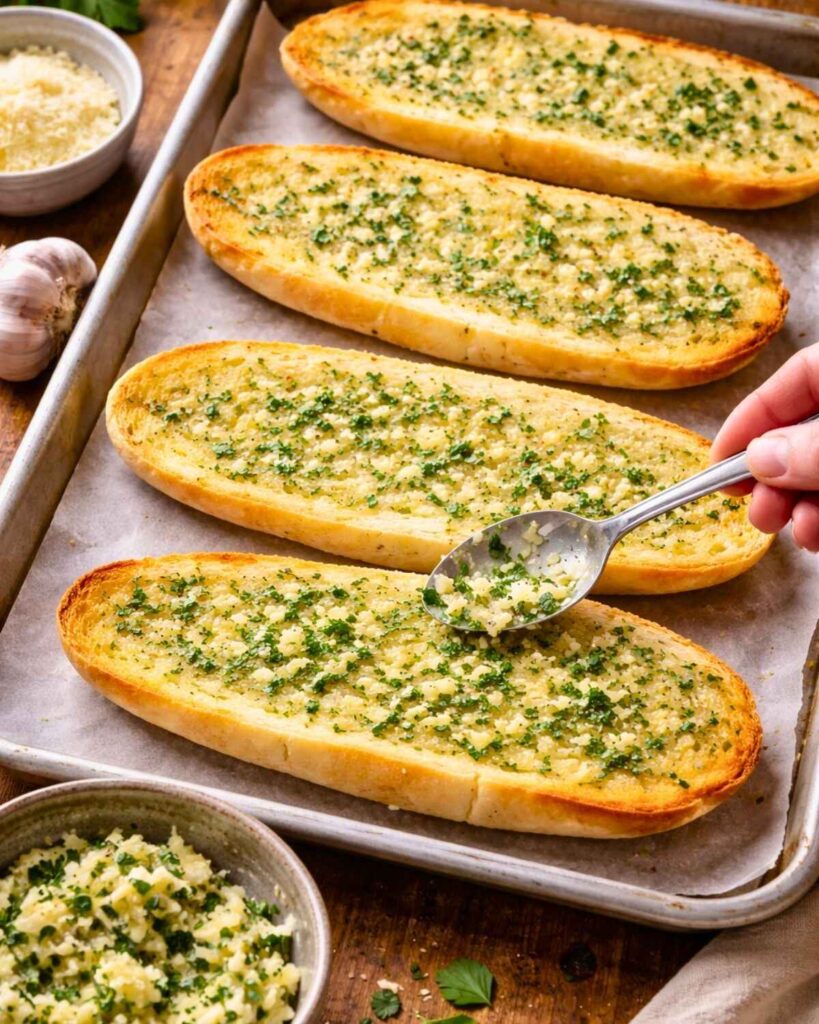 Prepare the Garlic Butter Bread