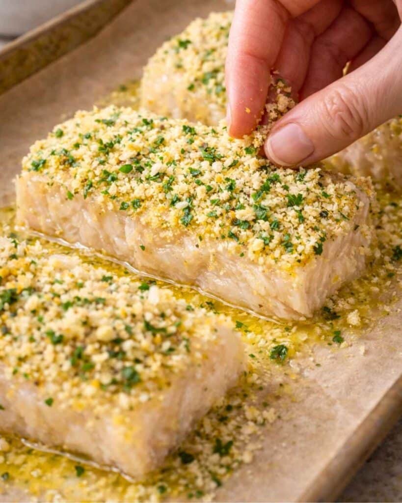 Add the Crispy Topping