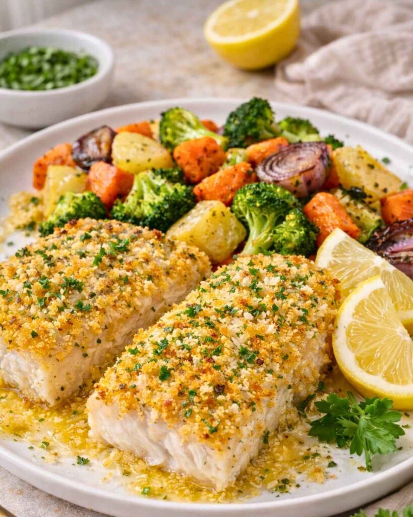 Parmesan Crusted Cod
