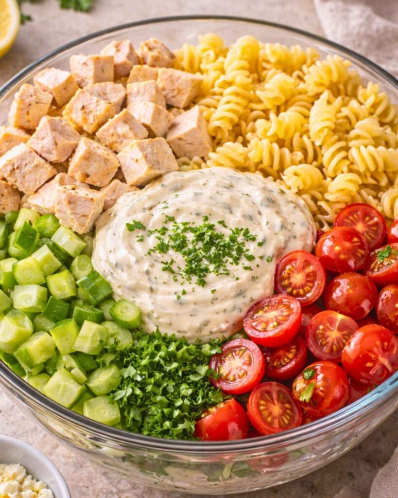 Add the Salad Ingredients