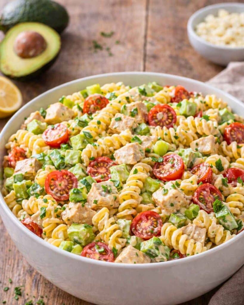 Chicken Club Pasta Salad