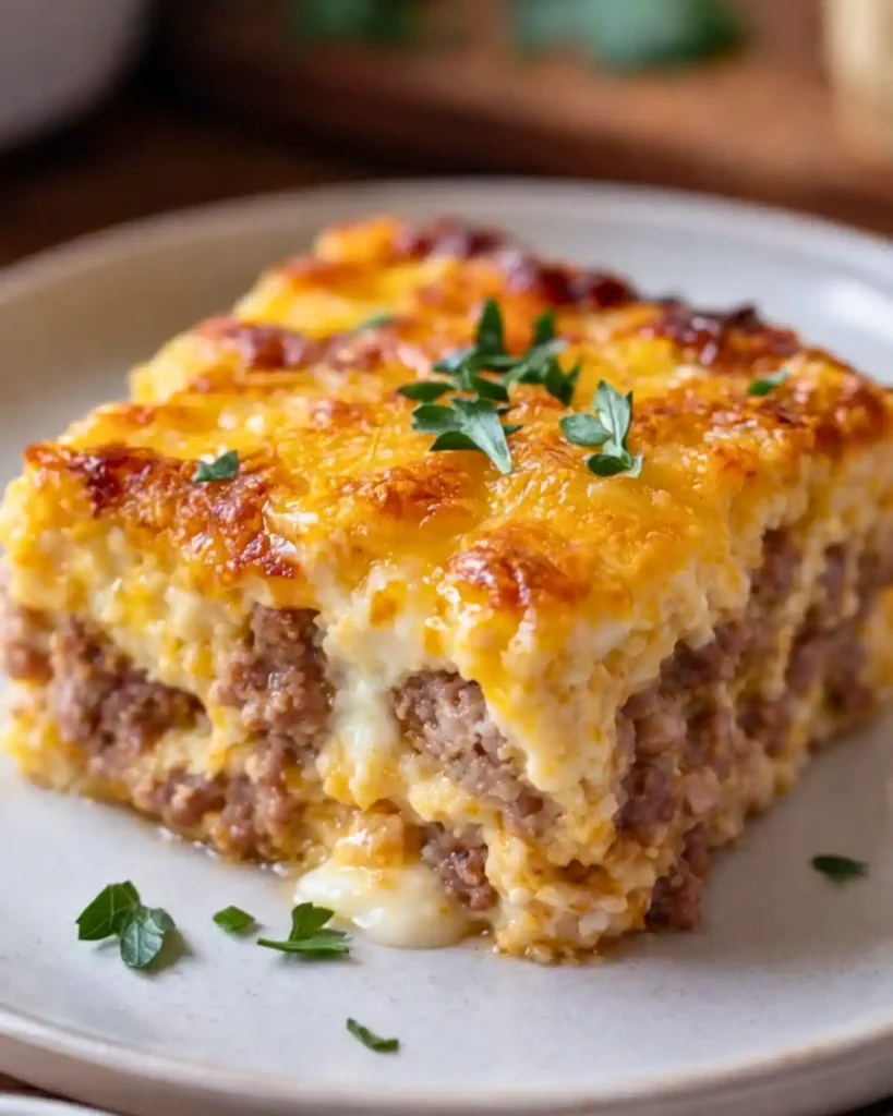 Easy Sausage and Egg Casserole (Perfect Breakfast Bake!)