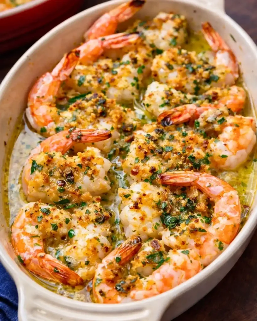 Easy Shrimp Oreganata (Garlic Butter Baked Shrimp)