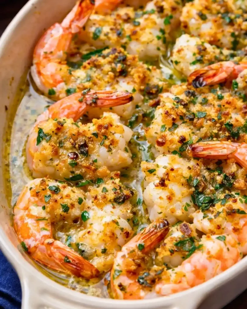 Easy Shrimp Oreganata (Garlic Butter Baked Shrimp)