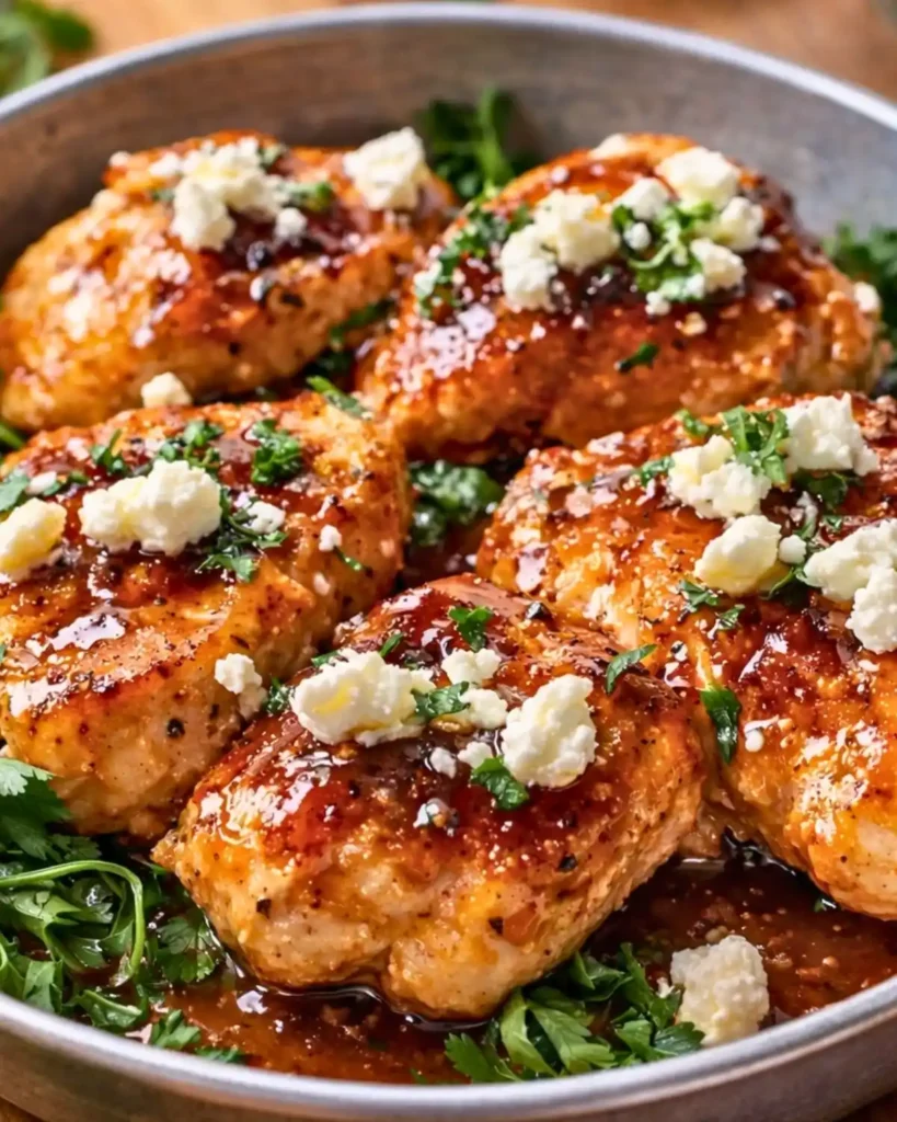 Artisan Hot Honey Infused Feta Chicken 7 Hot Honey Feta Chicken (Easy Sweet & Spicy Dinner)