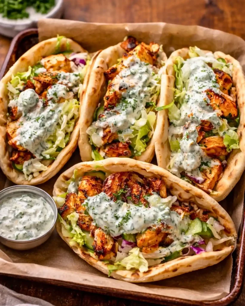 Sheet Pan Chicken Pitas with Herby Ranch 6 Sheet Pan Chicken Pitas with Herby Ranch (Easy 35-Minute Dinner)