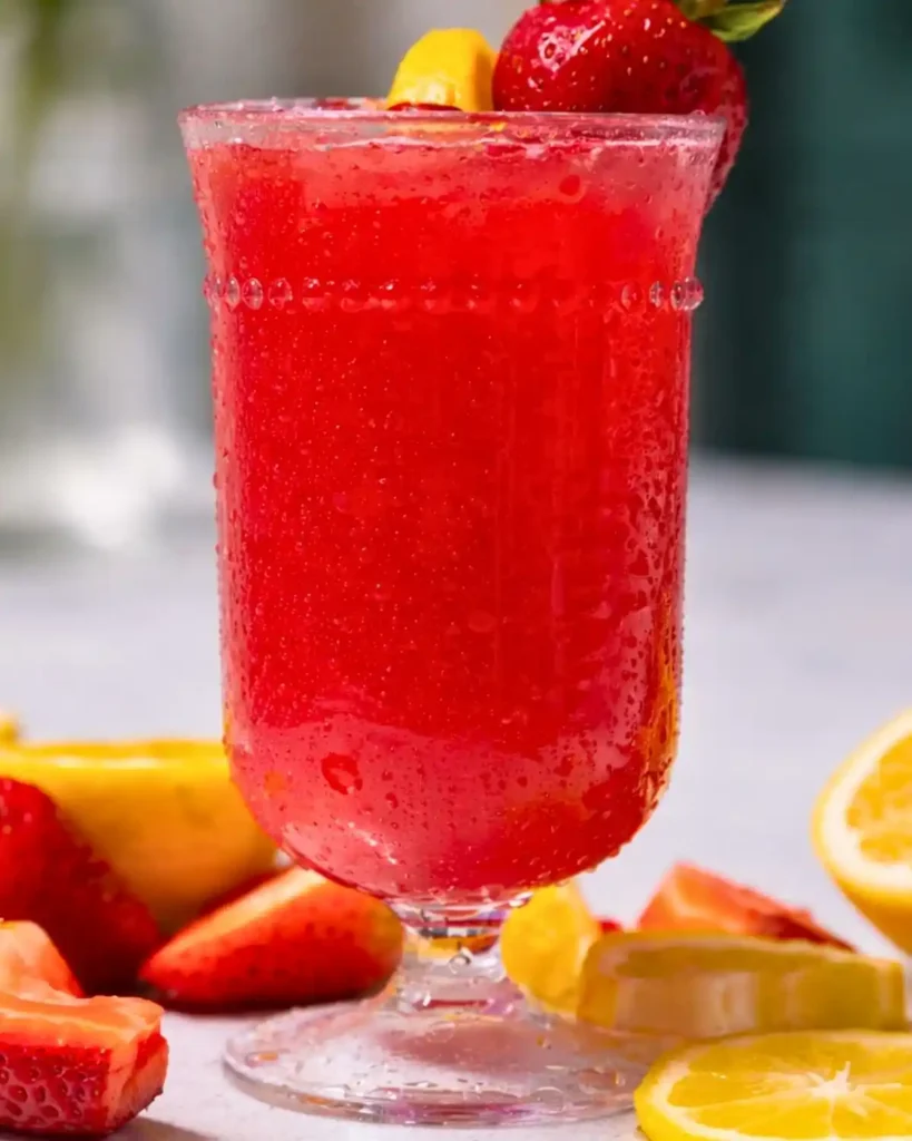 Hibiscus Strawberry Lemonade Refresher (Easy Summer Drink) 8 This hibiscus strawberry lemonade refresher is fruity, refreshing, and perfect for hot days. Easy homemade drink ready in minutes.