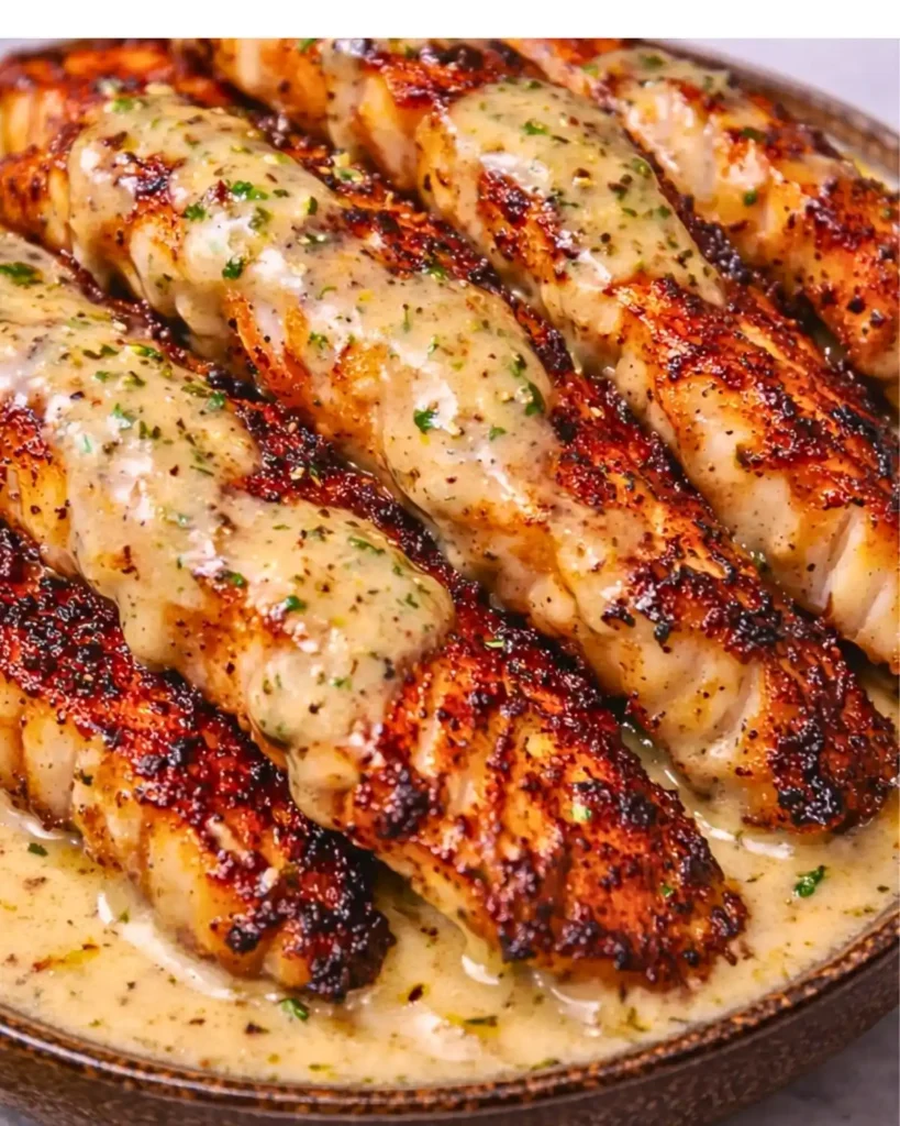 Garlic Butter Cod with Lemon Sauce (Easy Recipe)