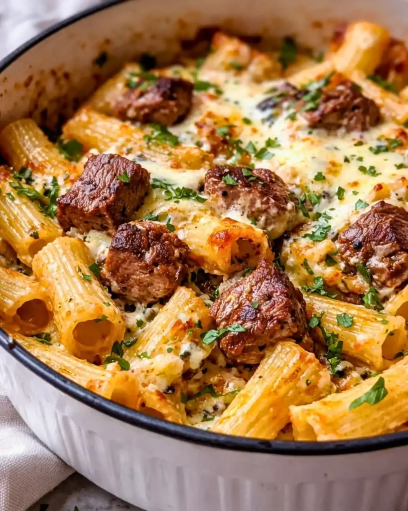 Steak & Blue Cheese Rigatoni Bake Recipe 6 Steak & Blue Cheese Rigatoni Bake Recipe