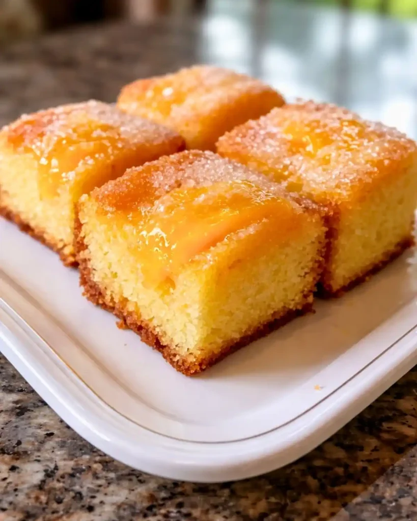 Peach Filled Cakes Recipe