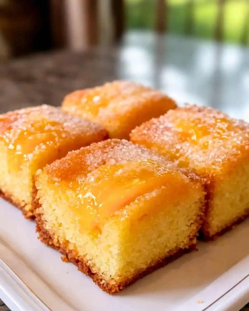 Peach Filled Cakes Recipe