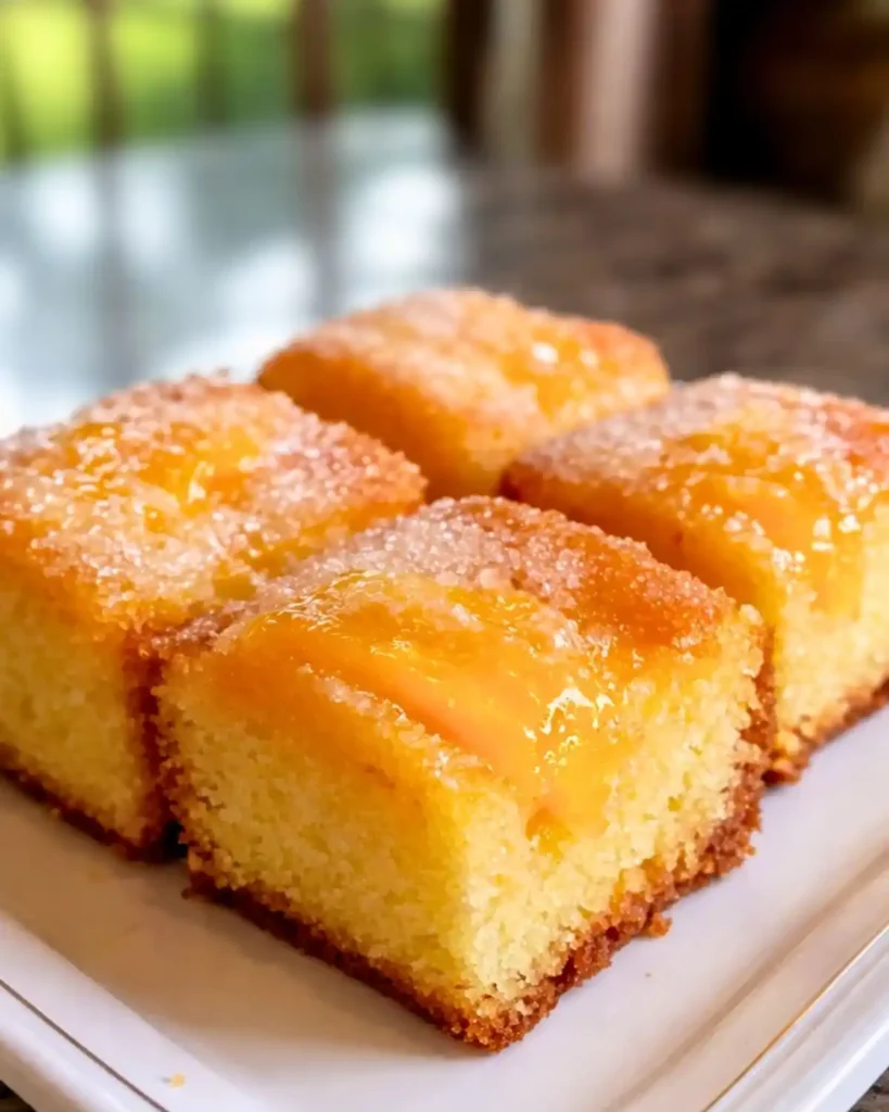 Peach Filled Cakes Recipe