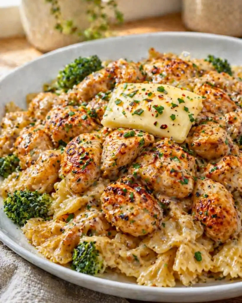 Cowboy Butter Lemon Bowtie Chicken & Broccoli