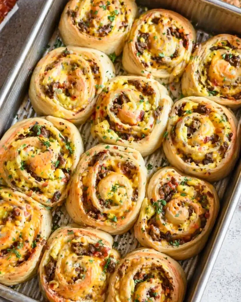 Breakfast Rolls: Easy Sausage & Cheese Bake