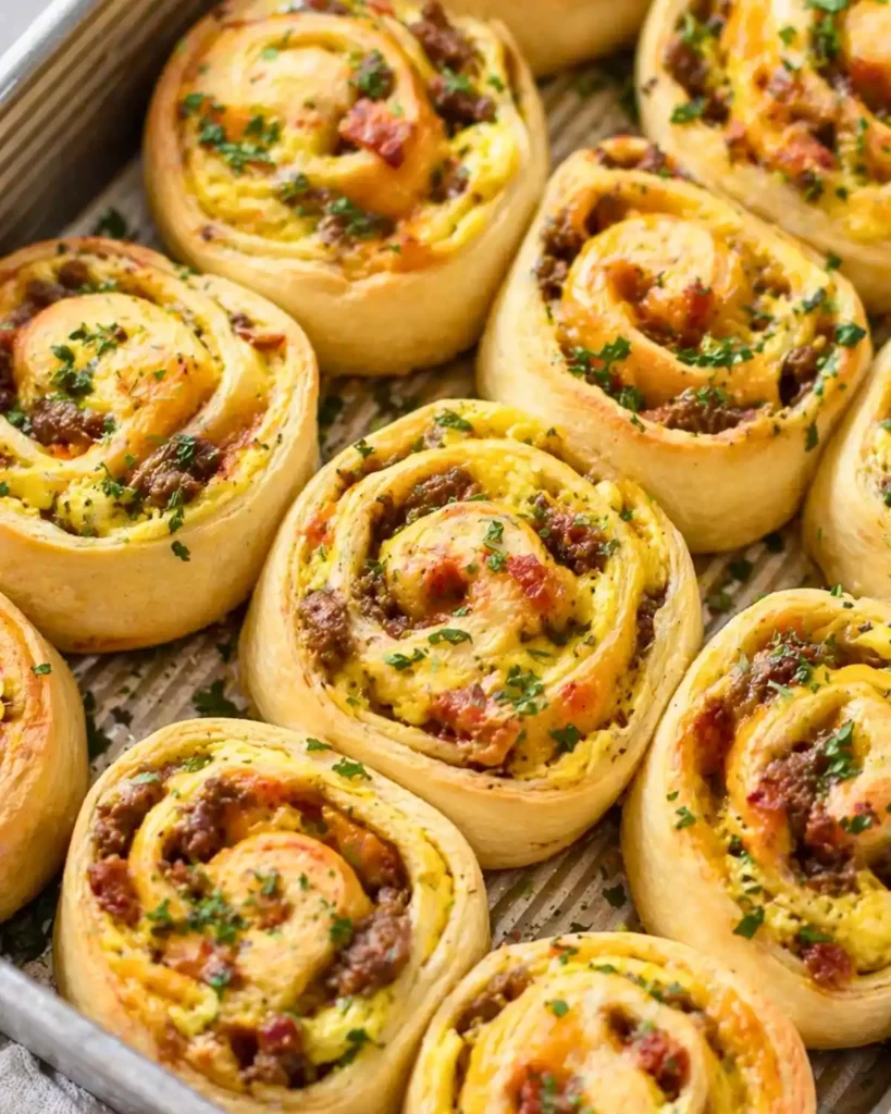 Breakfast Rolls: Easy Sausage & Cheese Bake