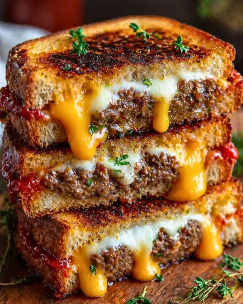 Meatloaf Grilled Cheese Sandwich