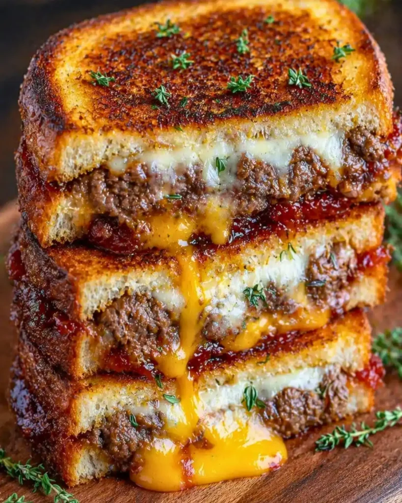 Meatloaf Grilled Cheese Sandwich