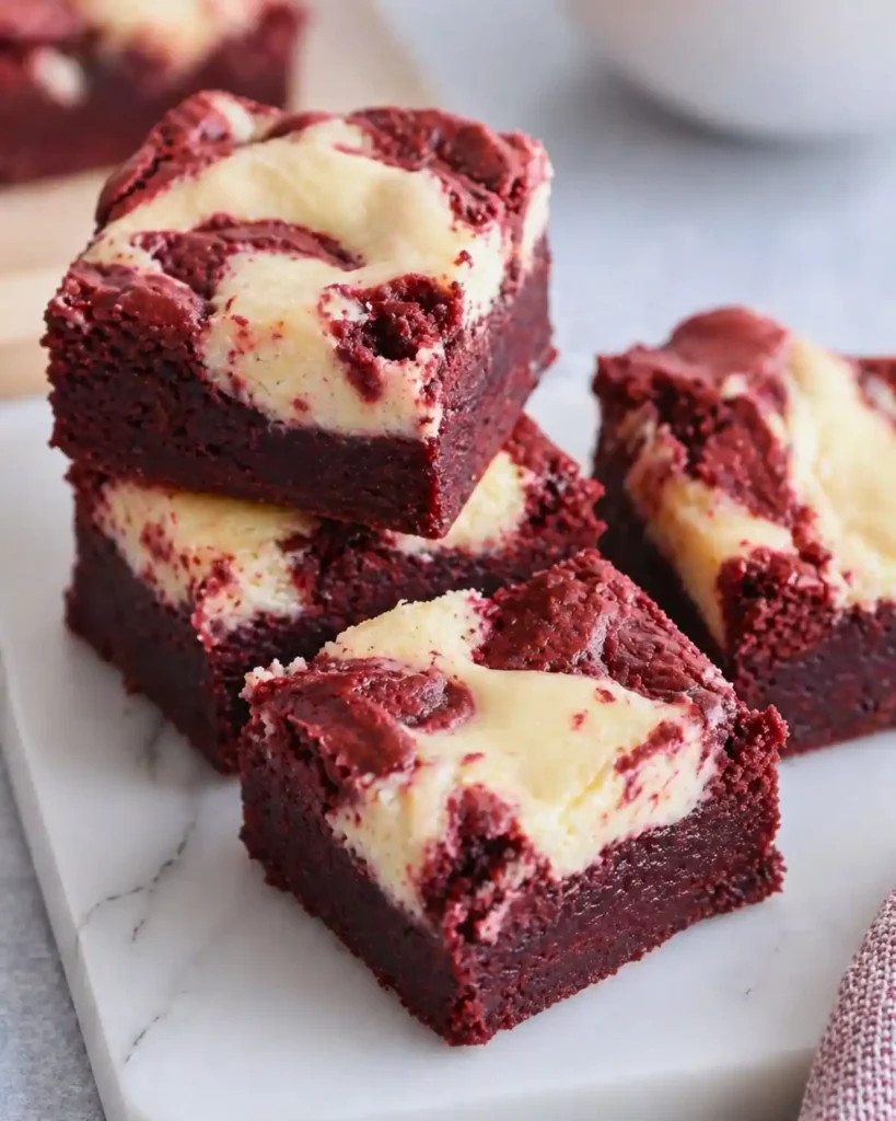 Red Velvet Cheesecake Brownies Recipe