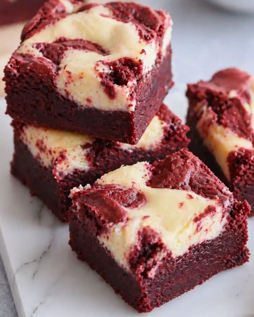 Red Velvet Cheesecake Brownies Recipe