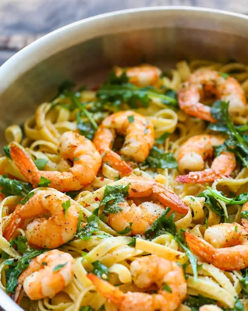 Garlic Butter Shrimp Pasta