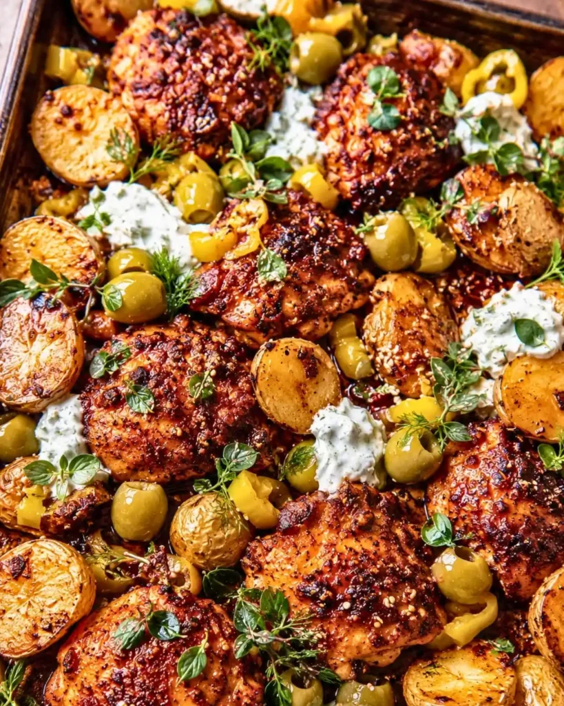 Sheet Pan Lemon Balsamic Chicken and Potatoes