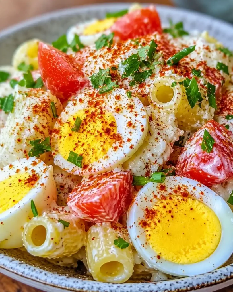 Deviled Egg Pasta Salad: A Creamy, Flavorful Delight
