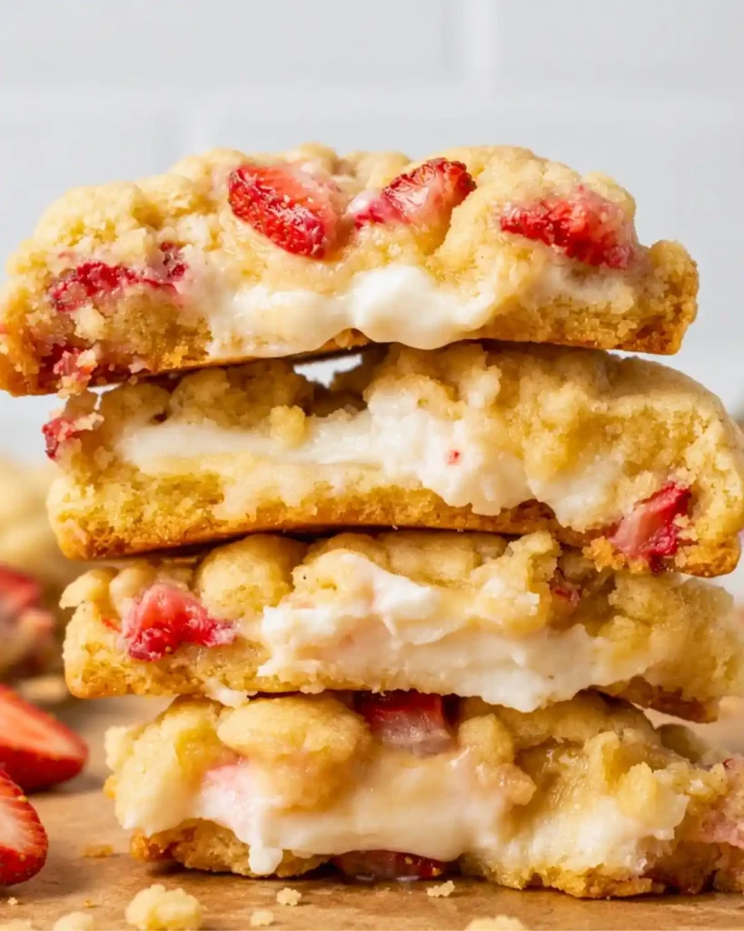 Strawberry Cheesecake Cookies