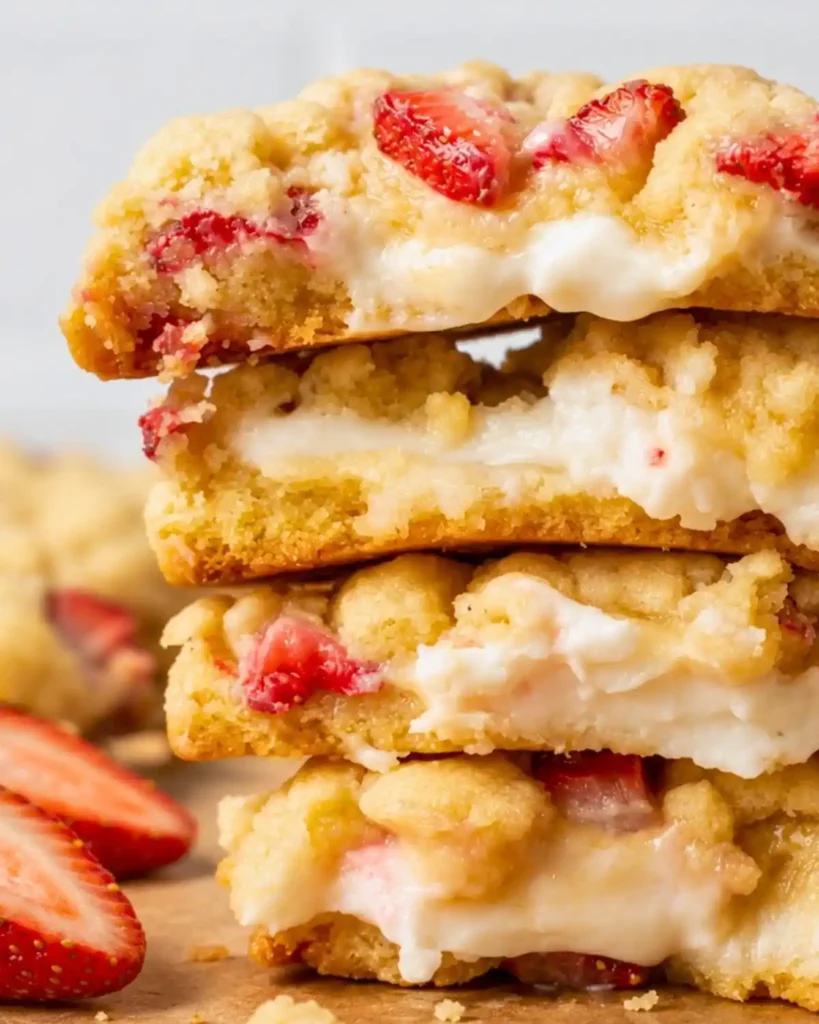 Strawberry Cheesecake Cookies