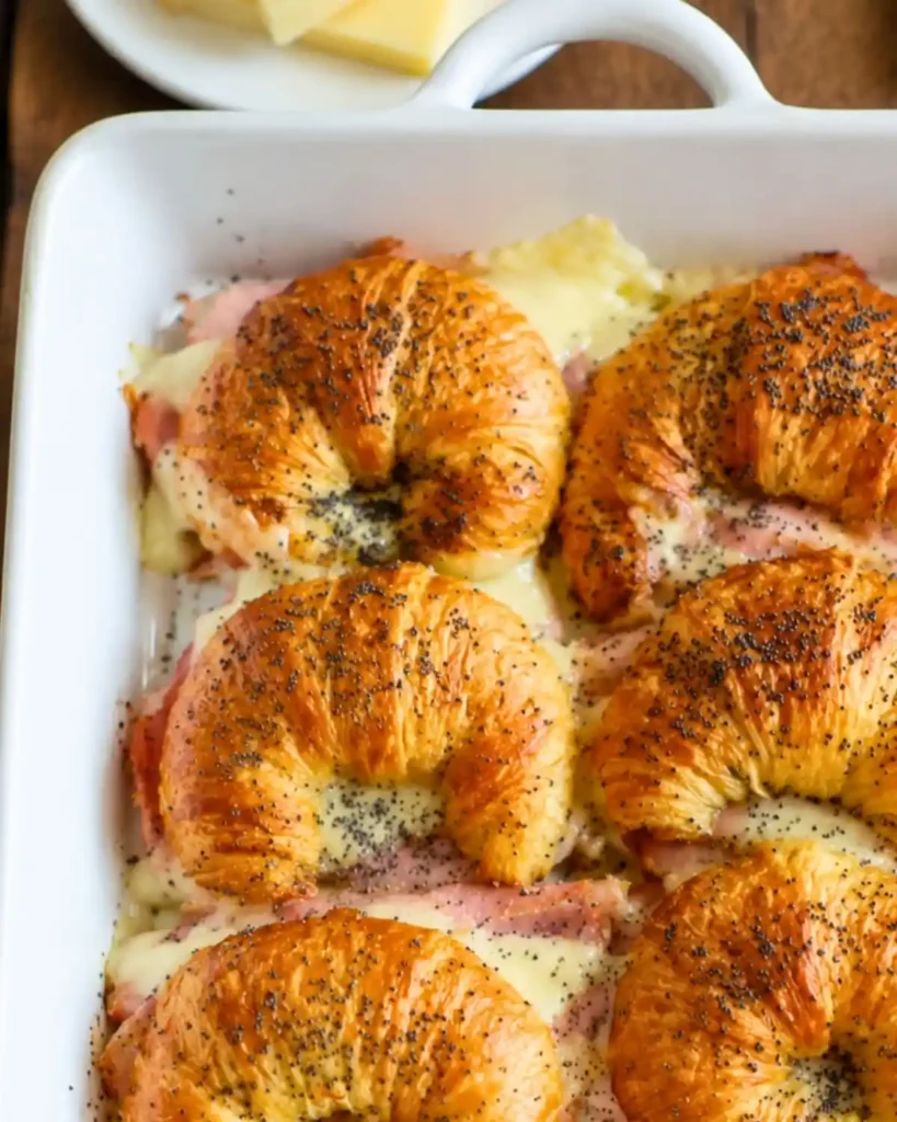 Easy Ham and Cheese Croissant Sandwiches