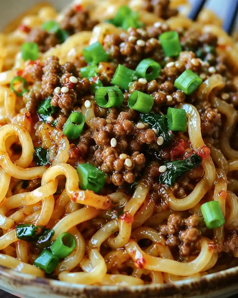 Easy Mongolian Ground Beef Noodles 6 Easy Mongolian Ground Beef Noodles