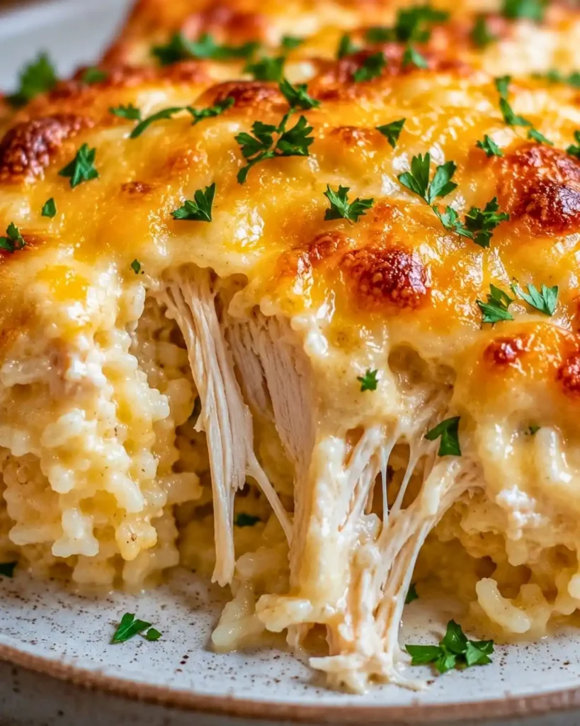 Healthy Chicken Cauliflower Rice Casserole