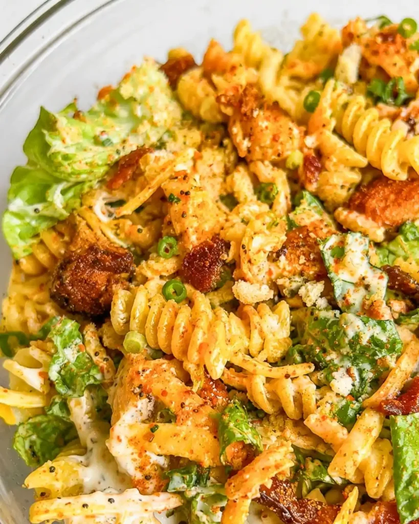 Delicious Chicken Bacon Ranch Pasta Salad Recipe