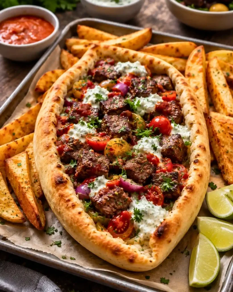 Loaded Steak Flatbread (Easy 30-Minute Dinner) 8 Loaded Steak Flatbread (Easy 30-Minute Dinner)