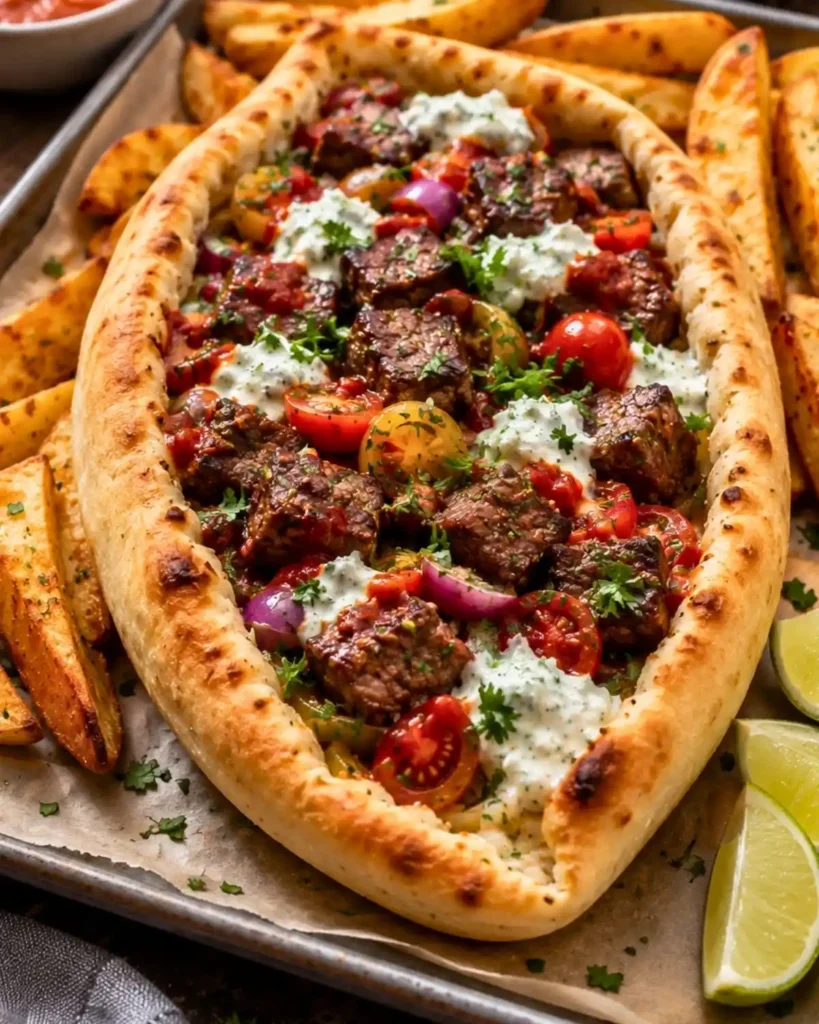 Loaded Steak Flatbread (Easy 30-Minute Dinner) 7 Loaded Steak Flatbread (Easy 30-Minute Dinner)