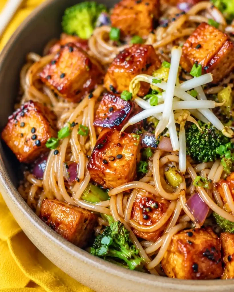Crispy Tofu and Soba Noodles Stir Fry 6 Crispy Tofu and Soba Noodles Stir Fry