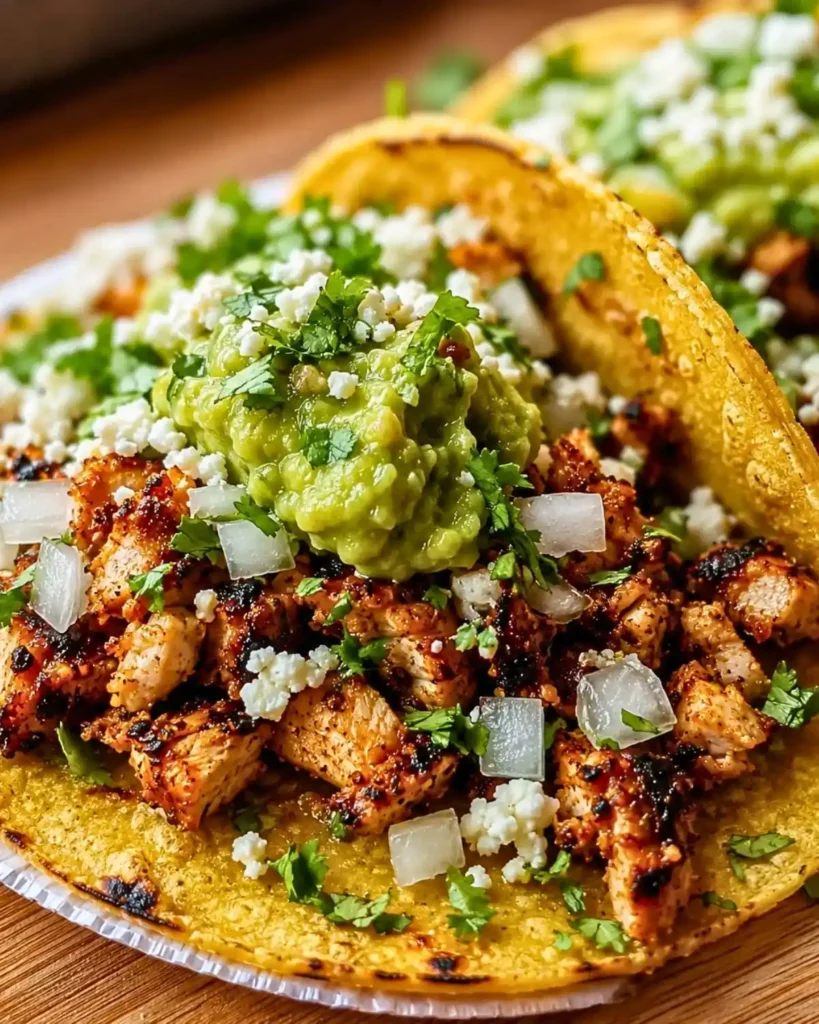 Flavorful Chicken Street Tacos