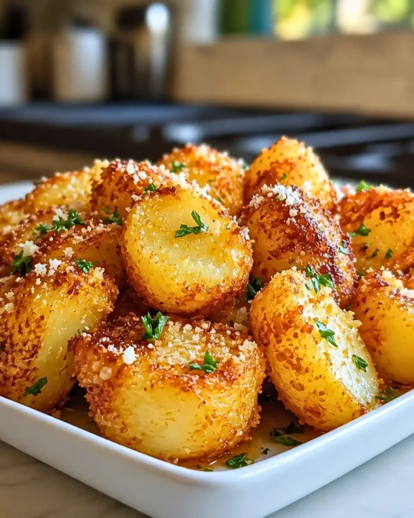 Crispy Parmesan Crusted Potatoes in 30 Minutes Flat 6 Crispy Parmesan Crusted Potatoes in 30 Minutes Flat