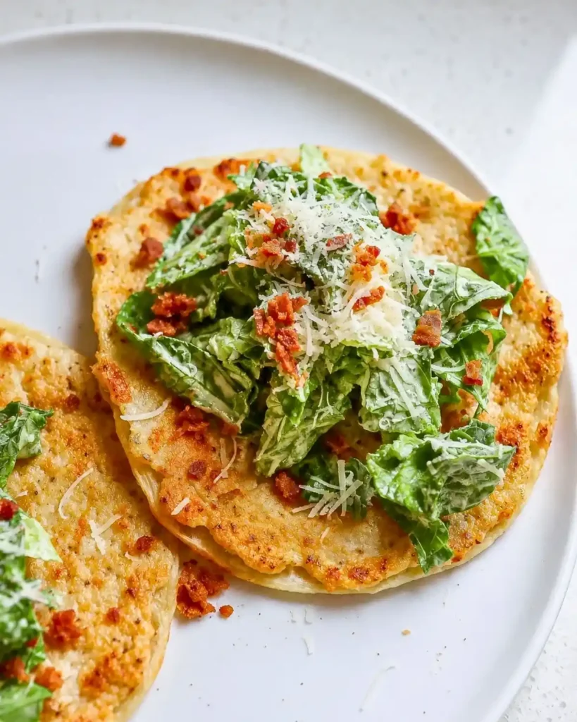 Smash Chicken Caesar Tacos 5 Smash Chicken Caesar Tacos