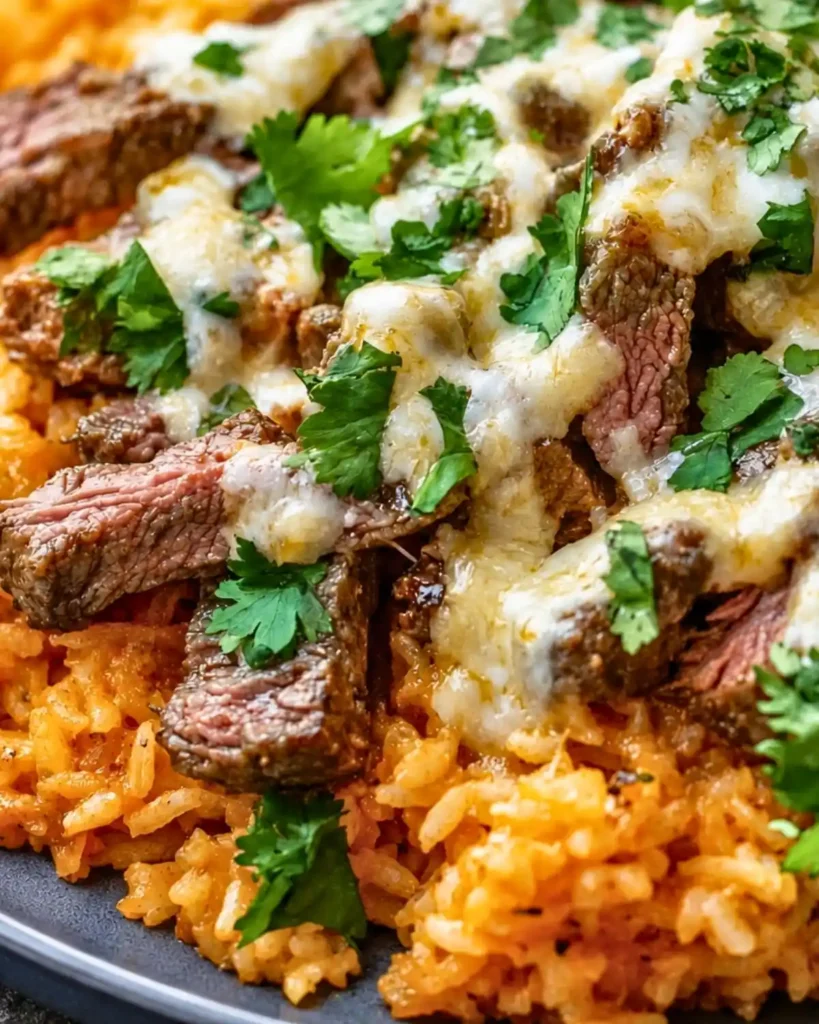 Steak & Queso Rice 8 Steak & Queso Rice