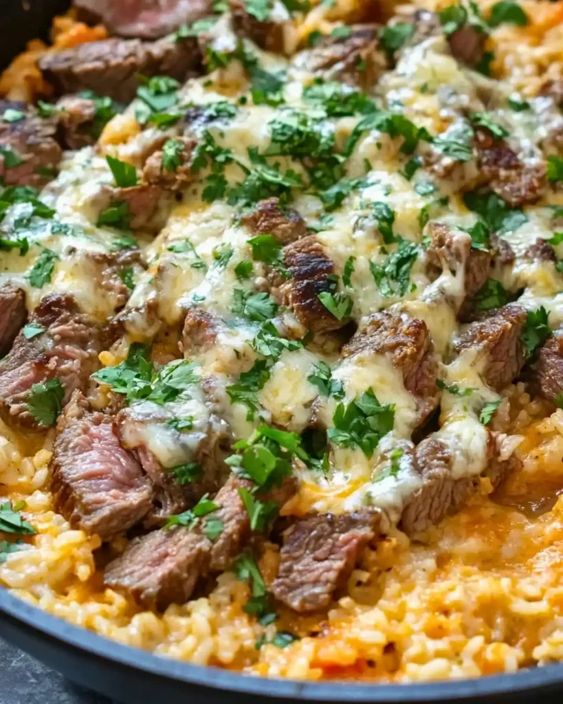 Steak & Queso Rice 6 Steak & Queso Rice